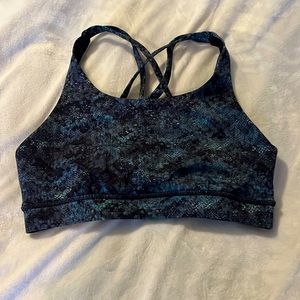Patterned size 6, Lululemon Sports Bra